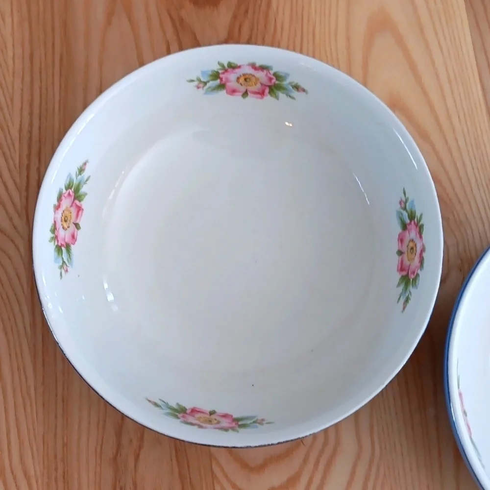 Hall's Superior Quality Kitchenware Serving Dishes Blue Morning Glory